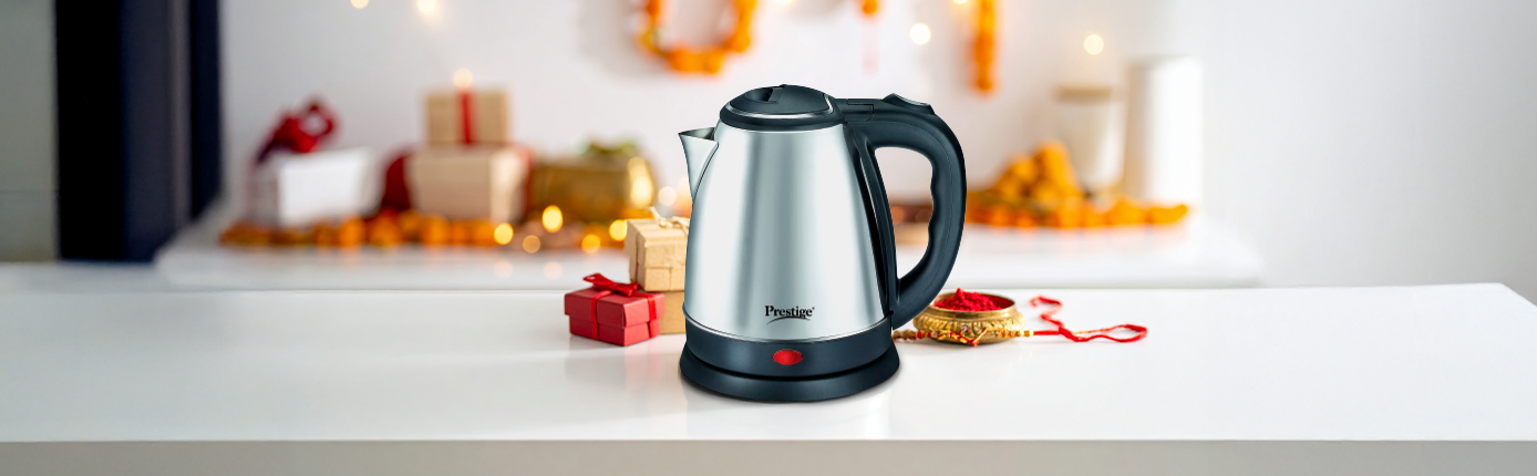 Prestige Stainless Steel Electric Kettle (1.5L) - PKOSS