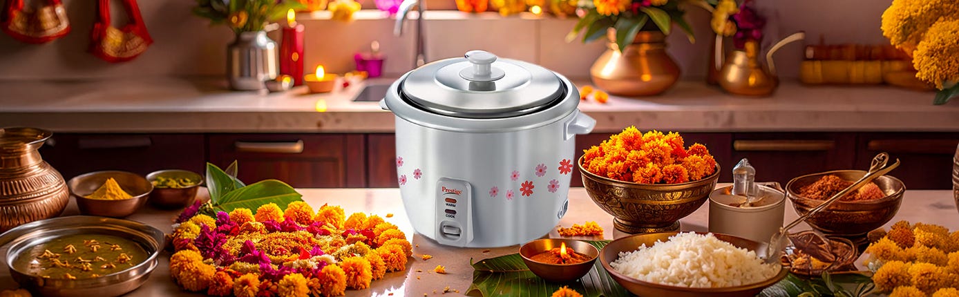 rice cooker in onam festival